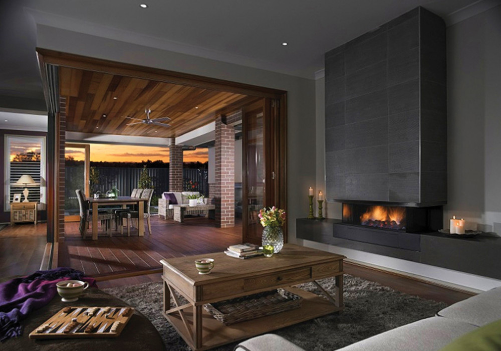 Horizon Fireplaces Combine Simplicity, Low Maintenance and Great Heat