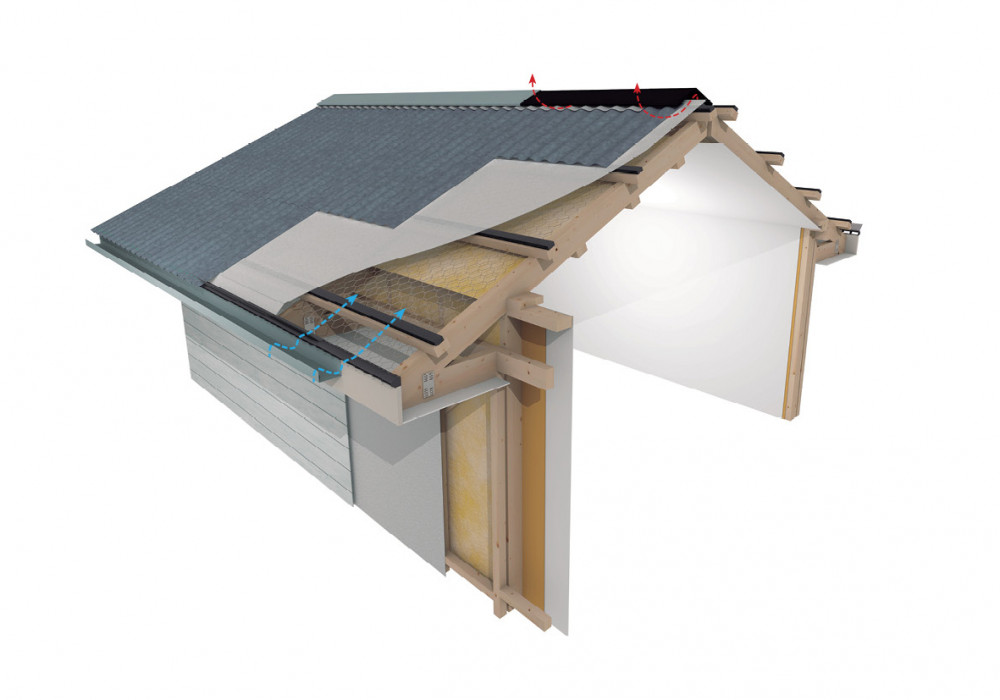 Vent's Effective Passive Ventilation System for Pitched Skillion Roofs