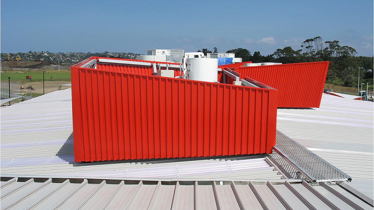 Equipment from a distance at Hobsonville Point Primary.