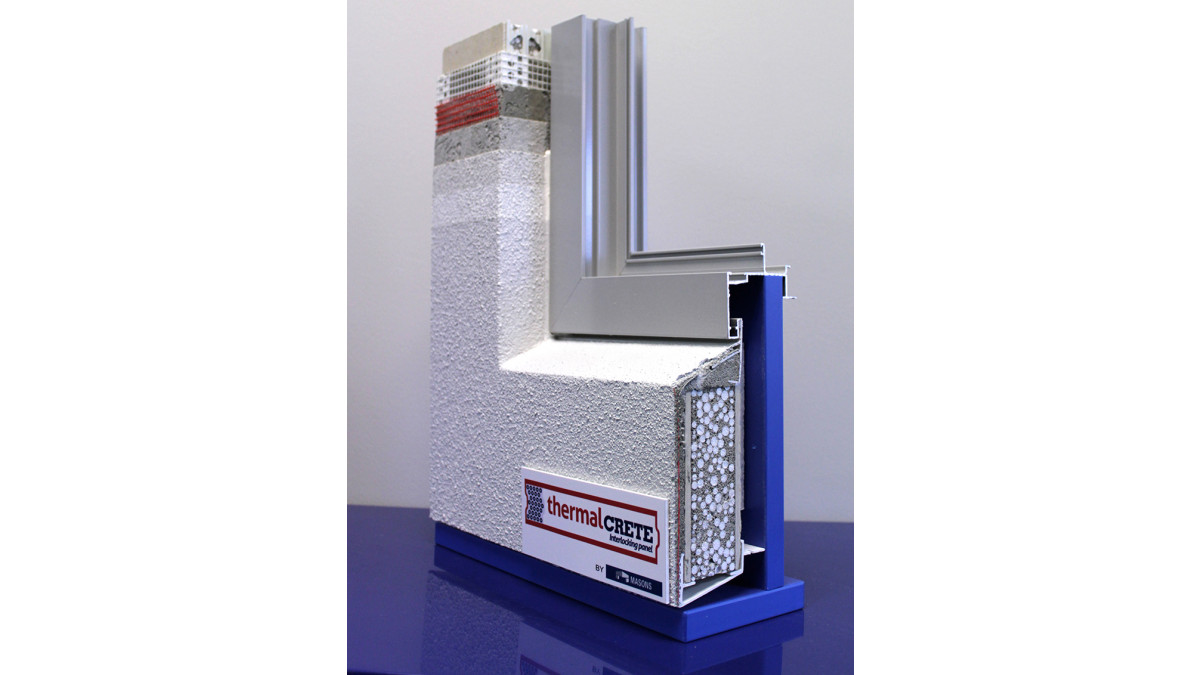 ThermalCrete Full Flashing system compliant to E2/VM1 Weathertight testing.