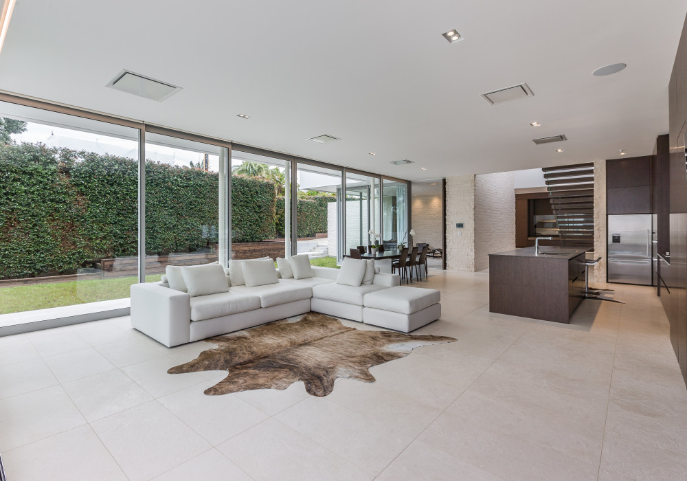 Organic Fire Performance with Ceramic and Limestone Tiles