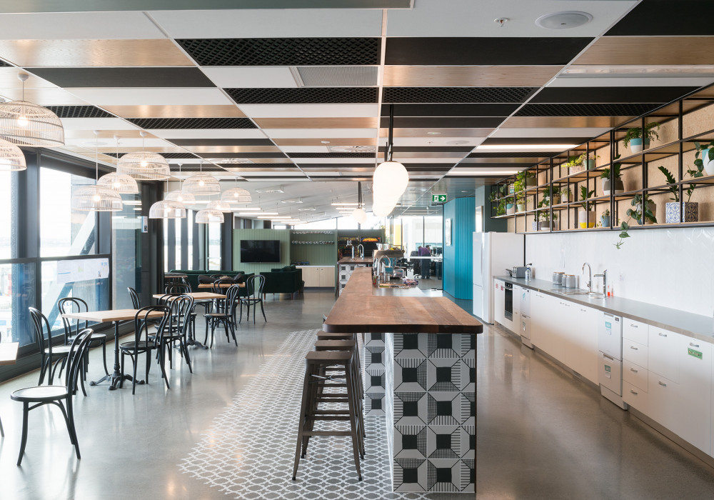 Asona's New Acoustic Mesh Ceiling Panel Adds Texture
