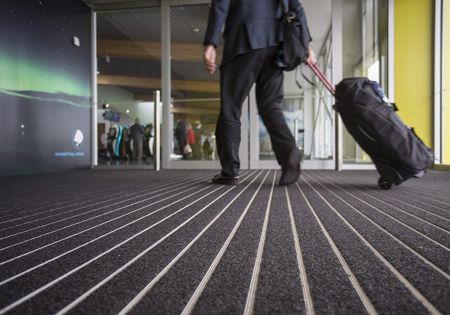 Airport Benefits from Safe, Low Maintenance Entrance Matting