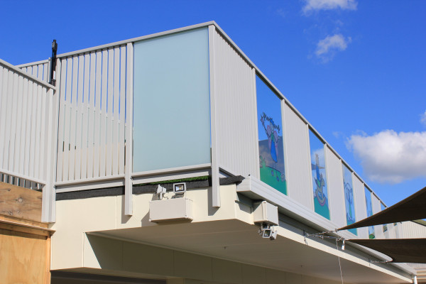 Provista Framed Glass and Euro Slat for Auckland Childcare Centre