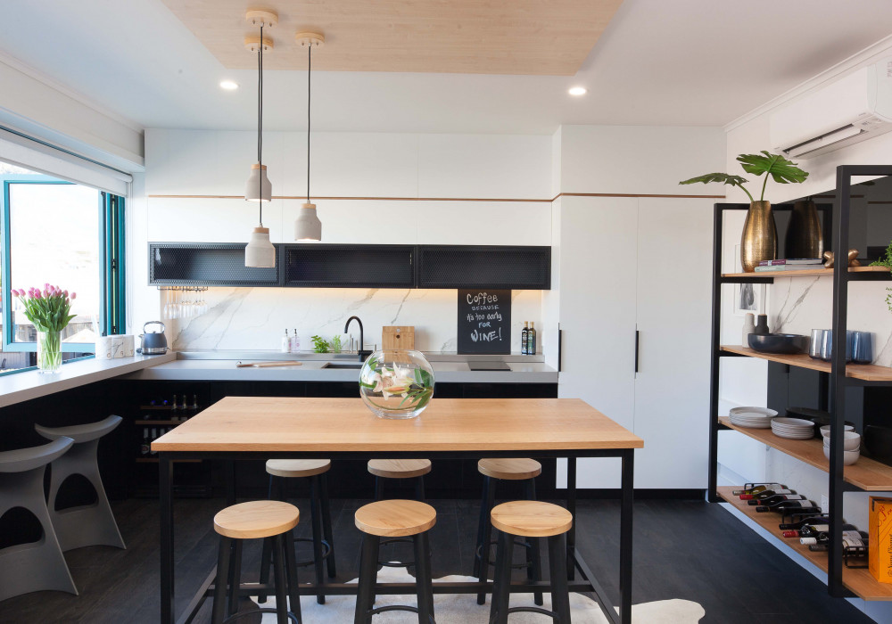 Laminex Surfaces Add Modern Flair to Multi-use Office Kitchen
