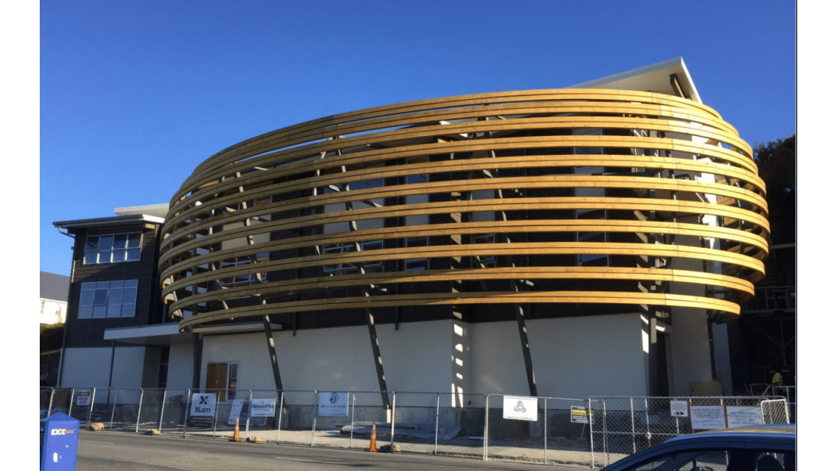 The facade of the Kaikoura District Council Building. 