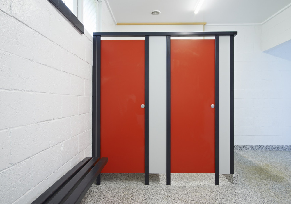 Resco Compact Laminate for Busy Athletic Club’s Changing Sheds