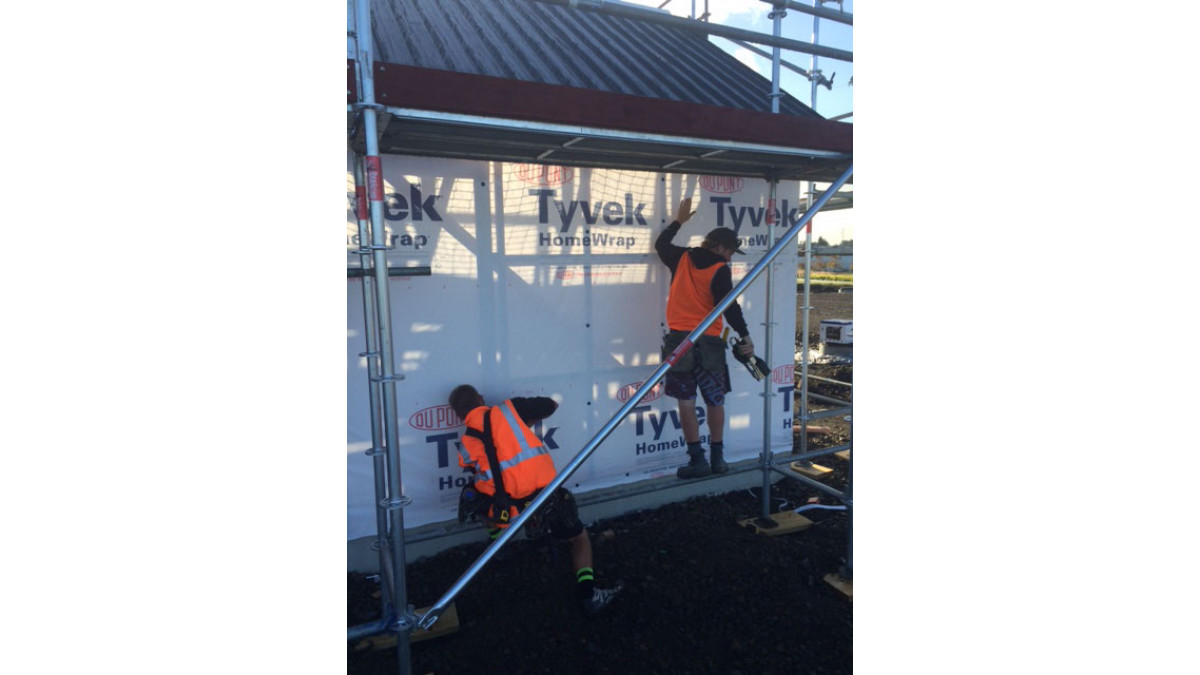 Weather Barrier Systems Limited in partnership with DuPont provide support in New Zealand for DuPontT Tyvek Weather Barrier System.