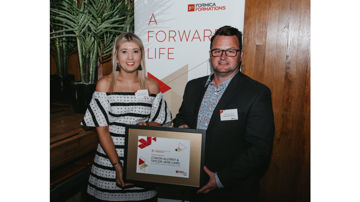 Christchurch team Cymon Allfrey and Taylor-Jane Laws were awarded first place in the professional category.