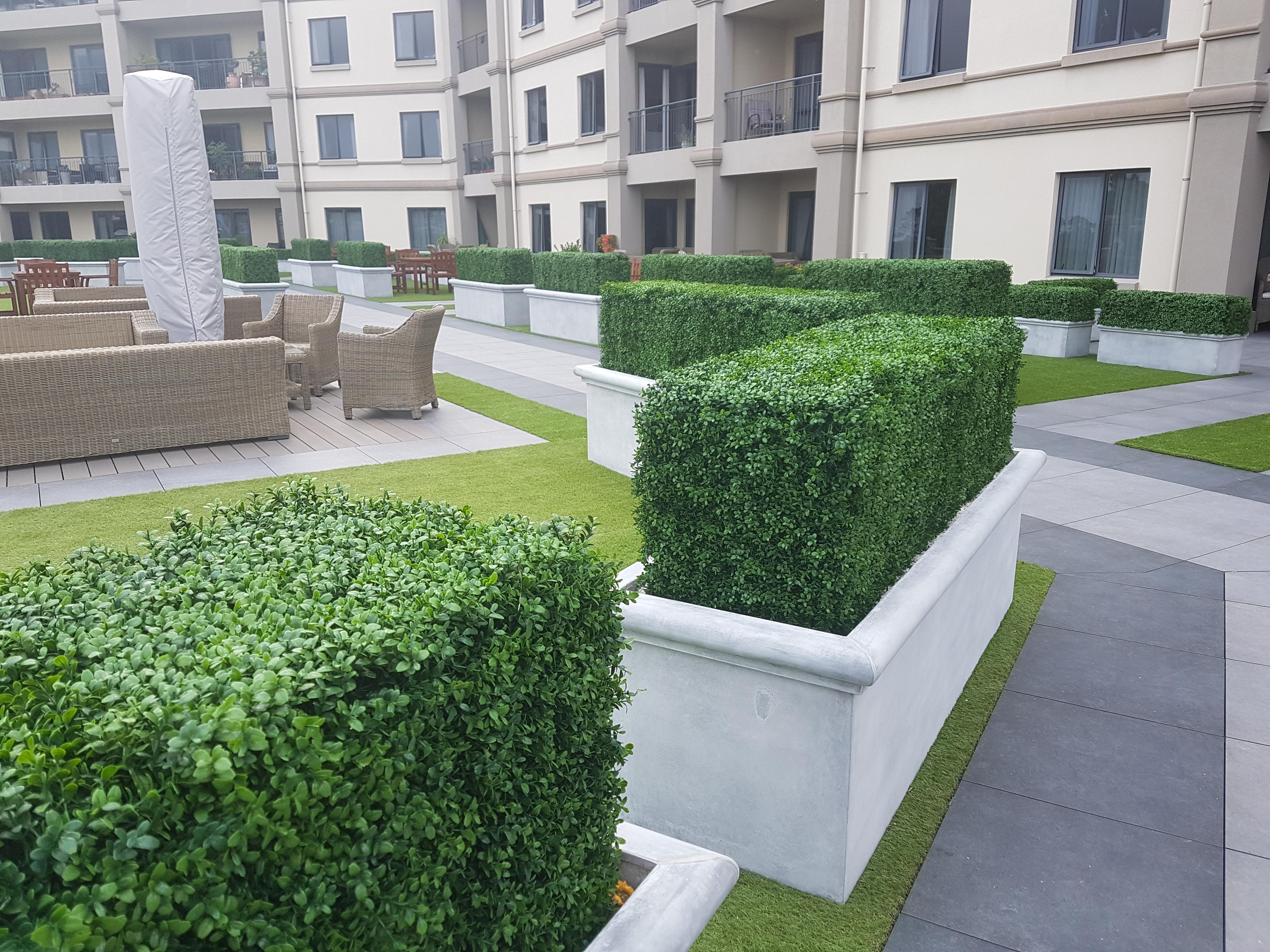 GRC Delivers Custom Concrete Planter Boxes EBOSS