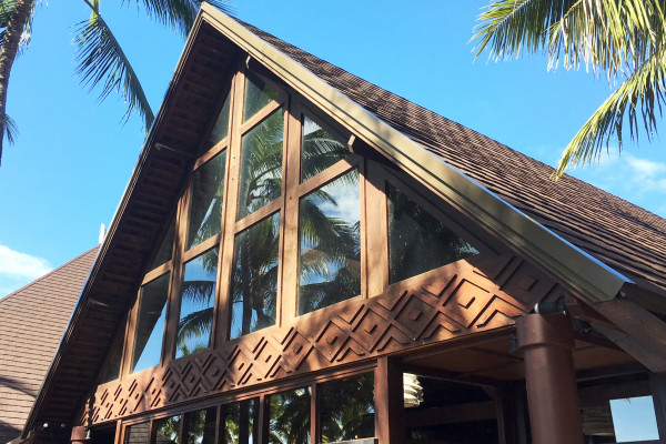 Island Resort Re-roofing Utilises High Performance Shingles