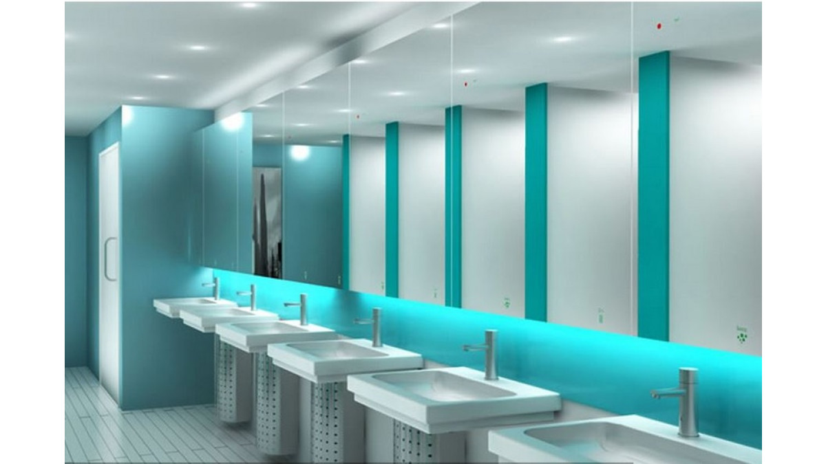 The Alavo modular washroom system saves time, water, energy, soap, space and money.