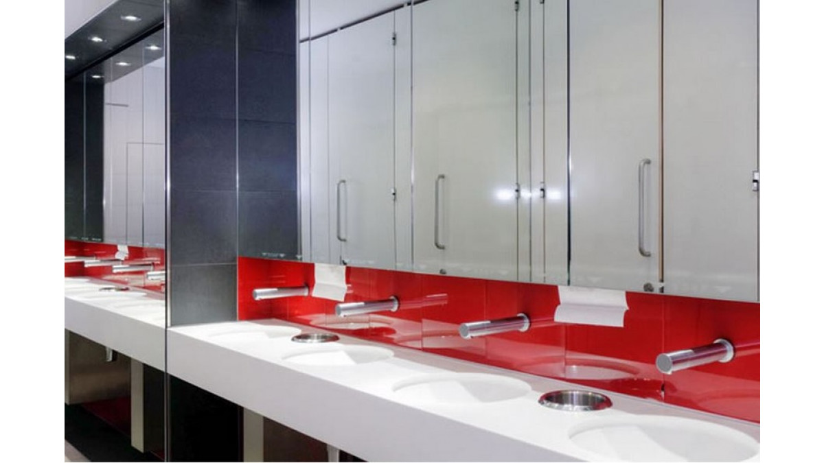 The Alavo modular washroom system saves time, water, energy, soap, space and money.