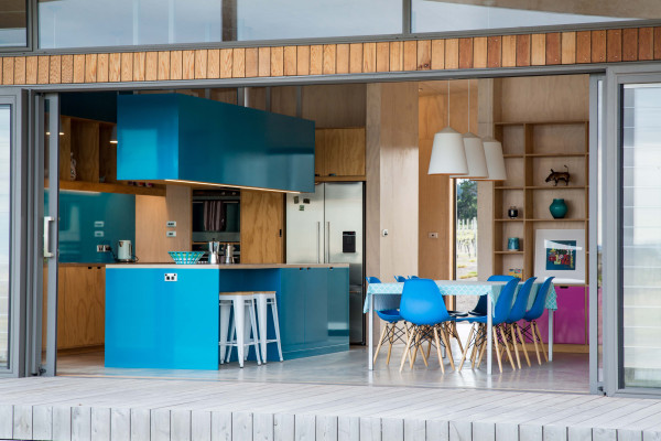 Bold Resene Colours Brighten Hawkes Bay Kitchen