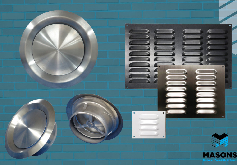 Masons Launch New Range of Exterior Stainless Steel Vents