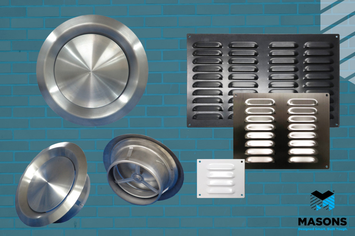Masons Launch New Range of Exterior Stainless Steel Vents EBOSS