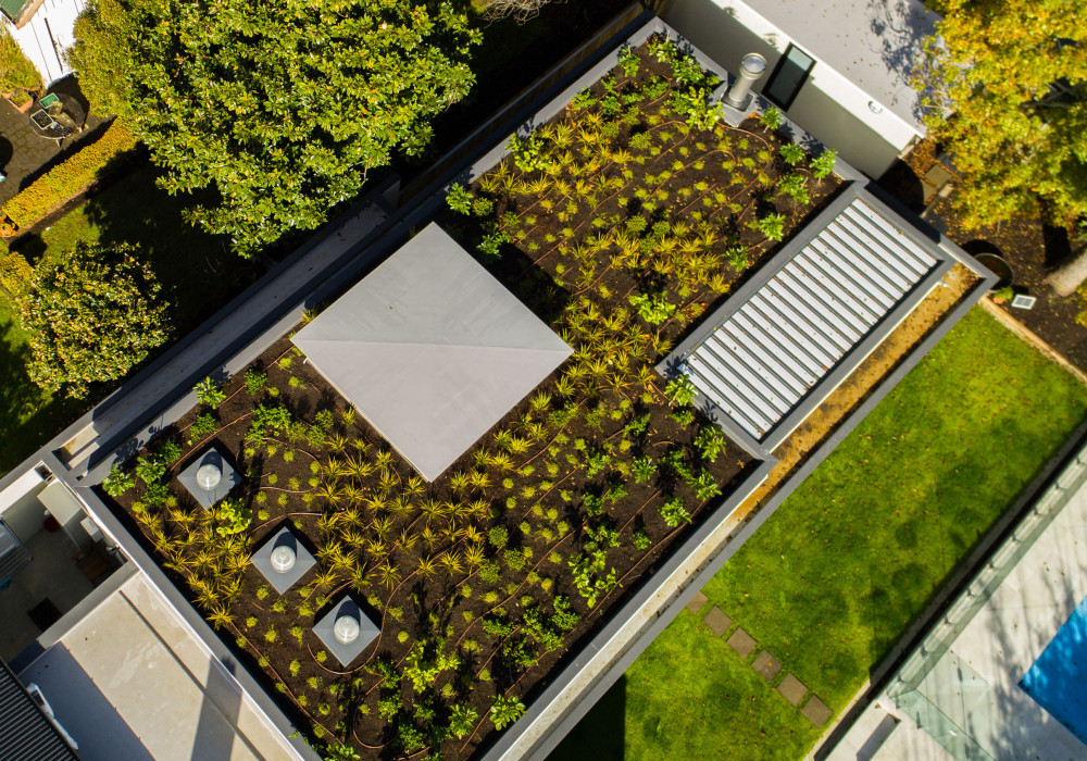 Viking Roof Garden System Keeps Rainwater Under Control