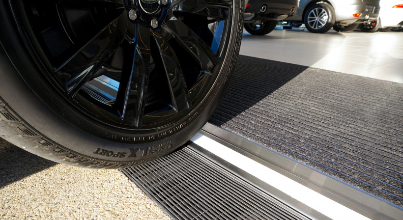 Allproof Provides Custom Level Threshold for Luxury Car Showroom