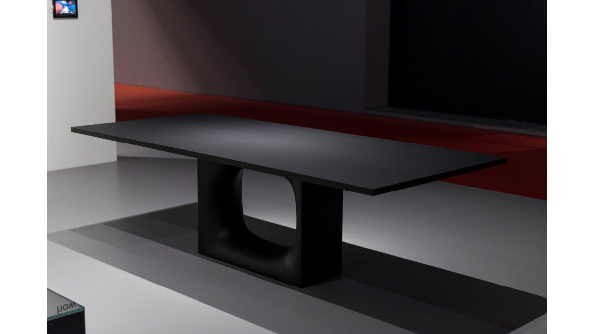 Fenix at Milan Design Week — Kristalia table.