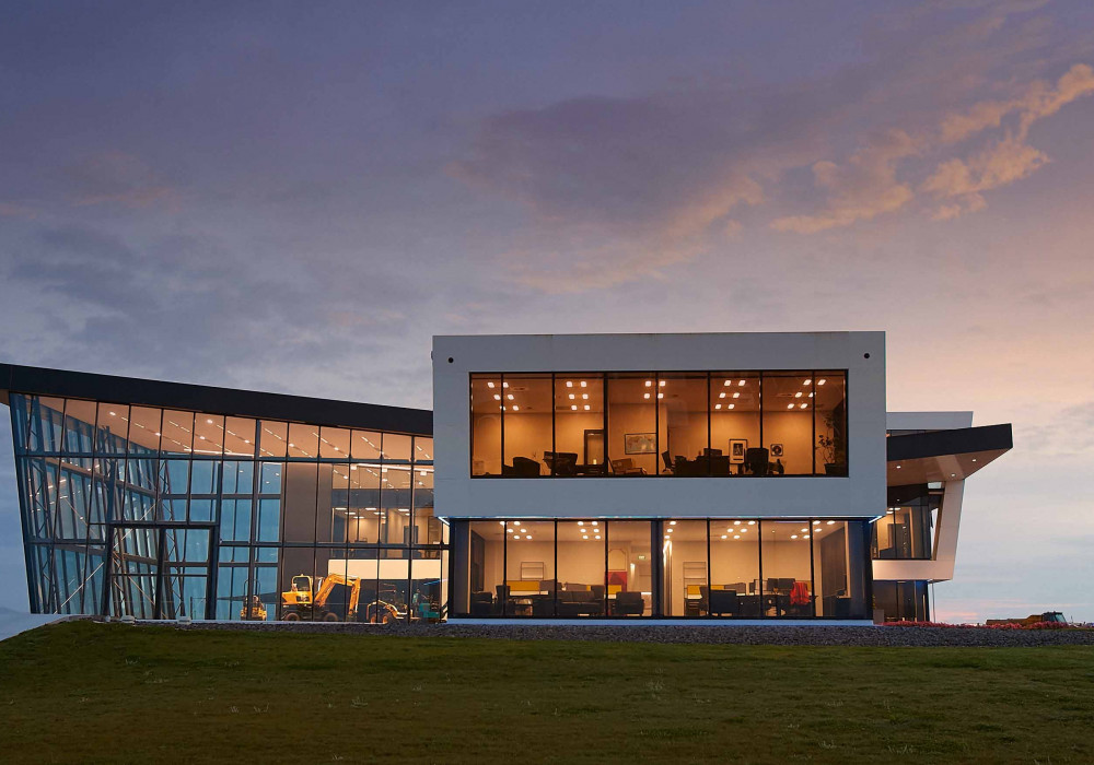 First Windows in Porter Global Headquarters
