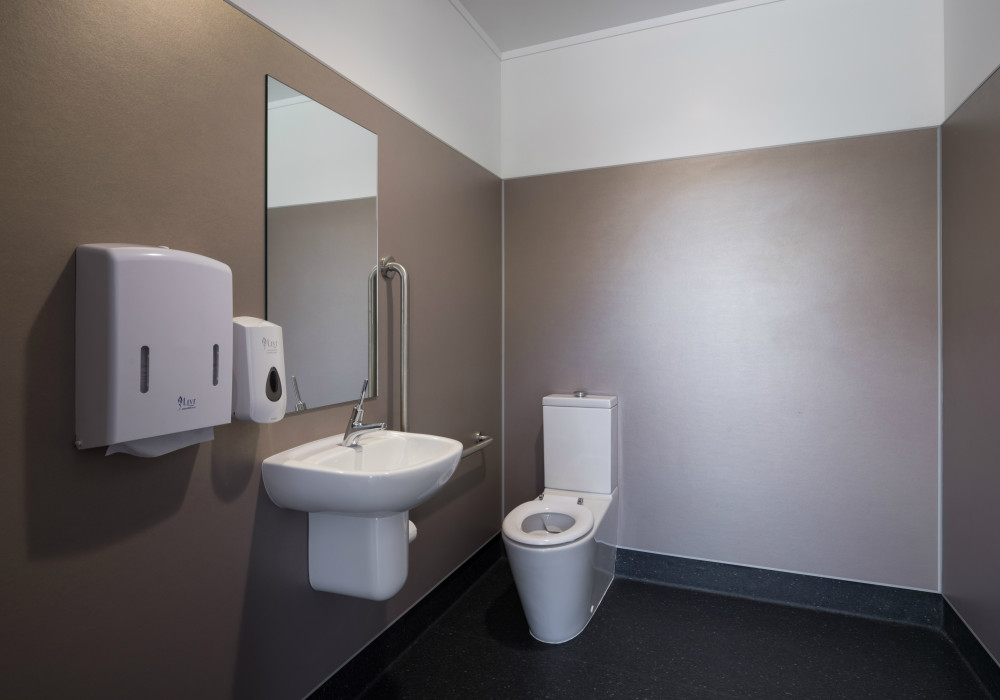 Low Maintenance Resco Compact Laminate Key for New School Building