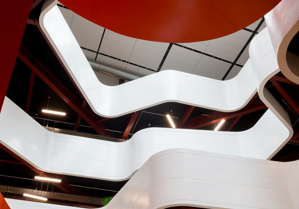 Asona Raises the Ceiling in New Concept, Five-level Office Building