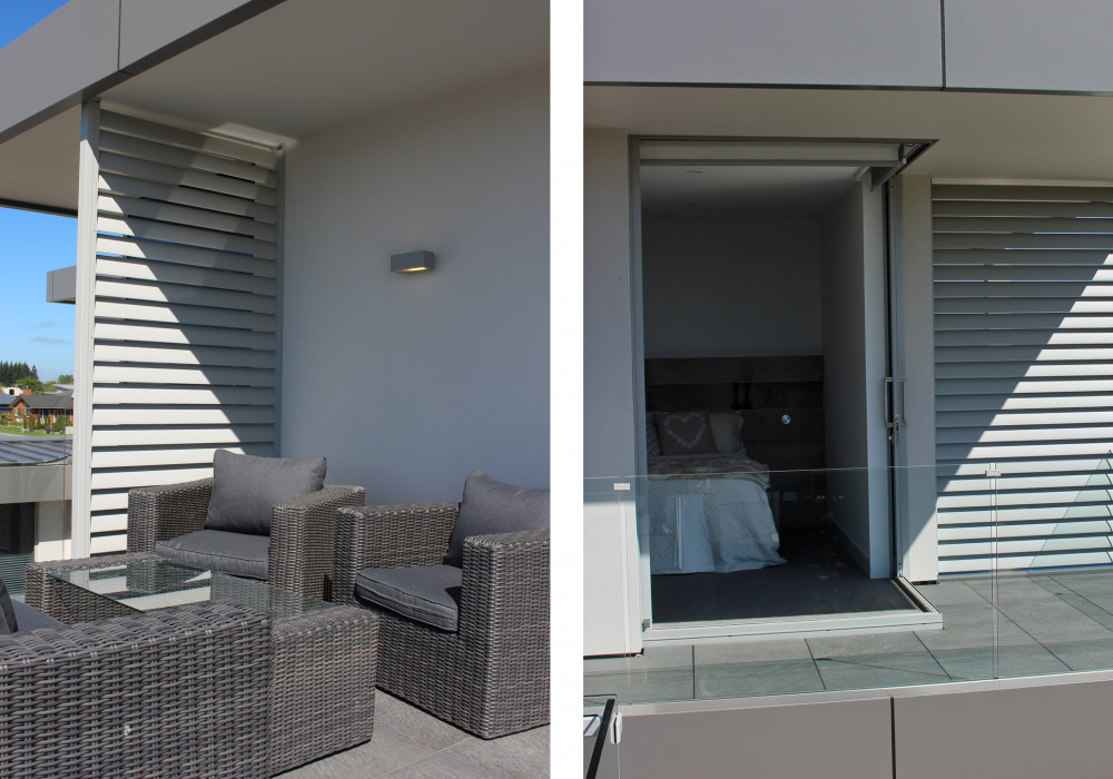 Think Louvres for Sun Control, Security and Style