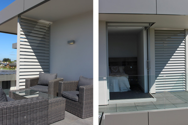 Think Louvres for Sun Control, Security and Style