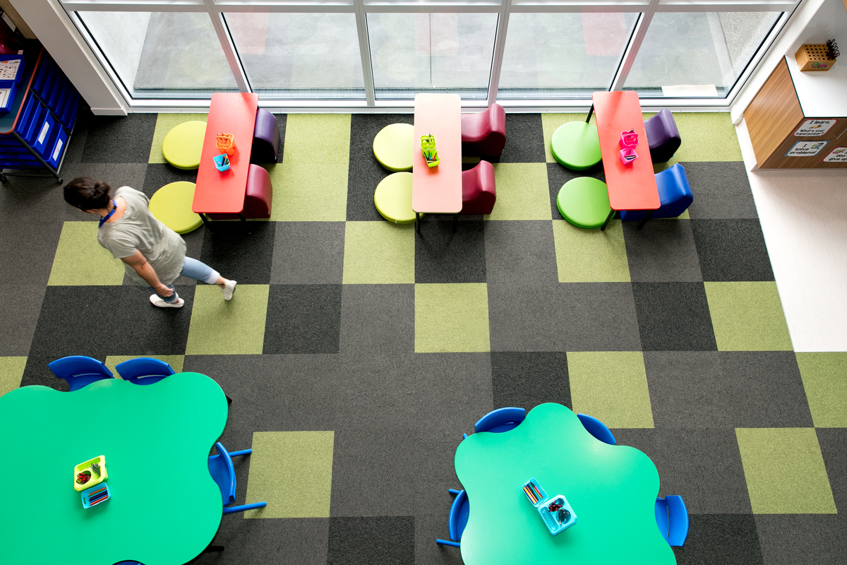 Advance Carpet Tiles Enhance Education Spaces EBOSS