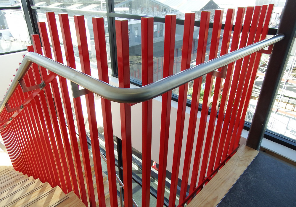 Bold Statement with Custom Balustrade and Screen by Spectrum