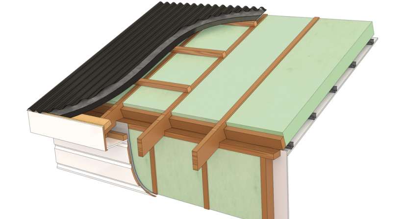 Greenstuf Insulation for Skillion Roofs