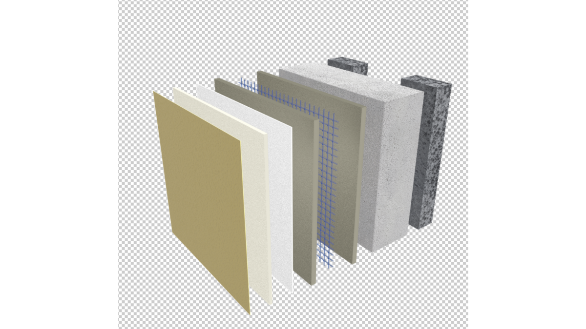 INTEGRA facade system: layers.