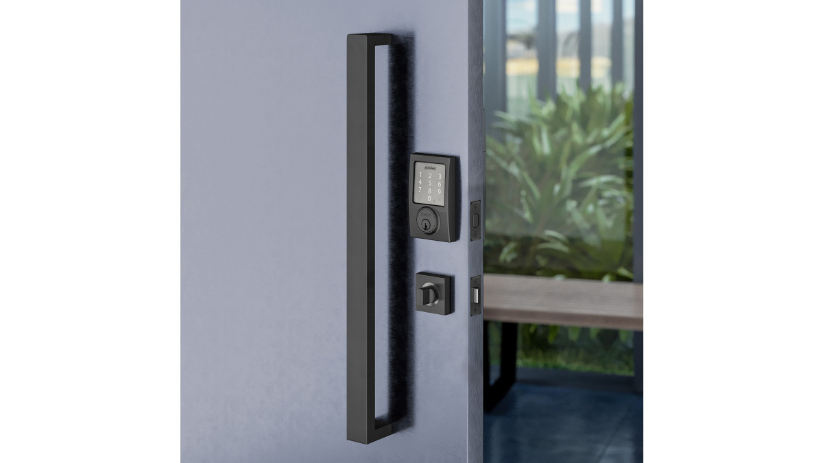 Schlage Artus with Schlage Encode Smart Wi-Fi Deadbolt.