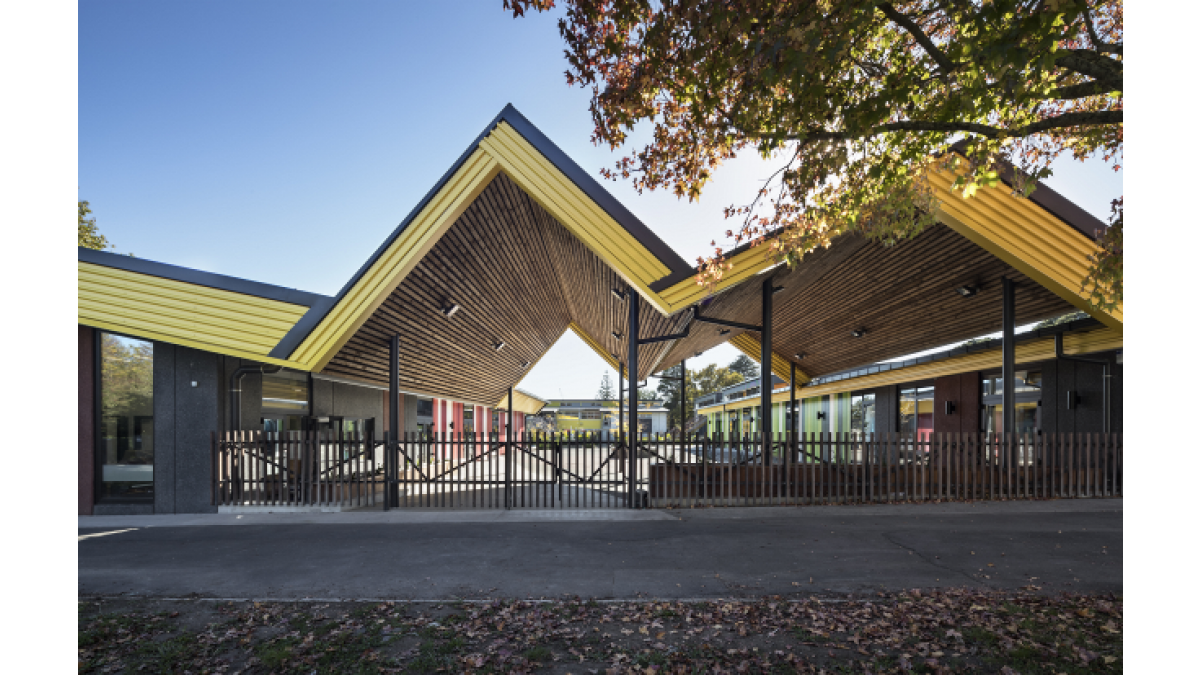 Freemans Bay School, winner of the Resene Total Colour Awards 2018.