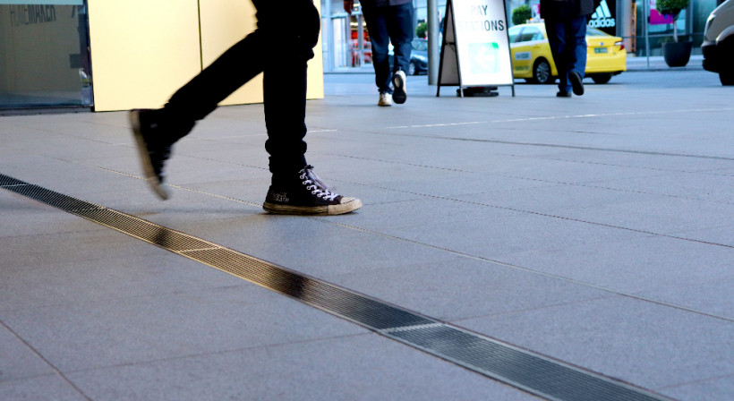 Allproof Polymer Concrete Channel Drainage Used in South Wharf Precinct