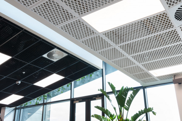 Mesh Acoustic Ceilings for Open Plan Environments