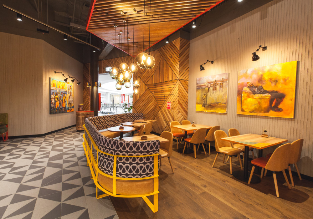 Rockcote Creates Artisan Interior Finishes for Nando's