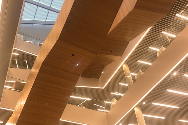 T&R Aluminium Ceilings Feature in Tūranga Library