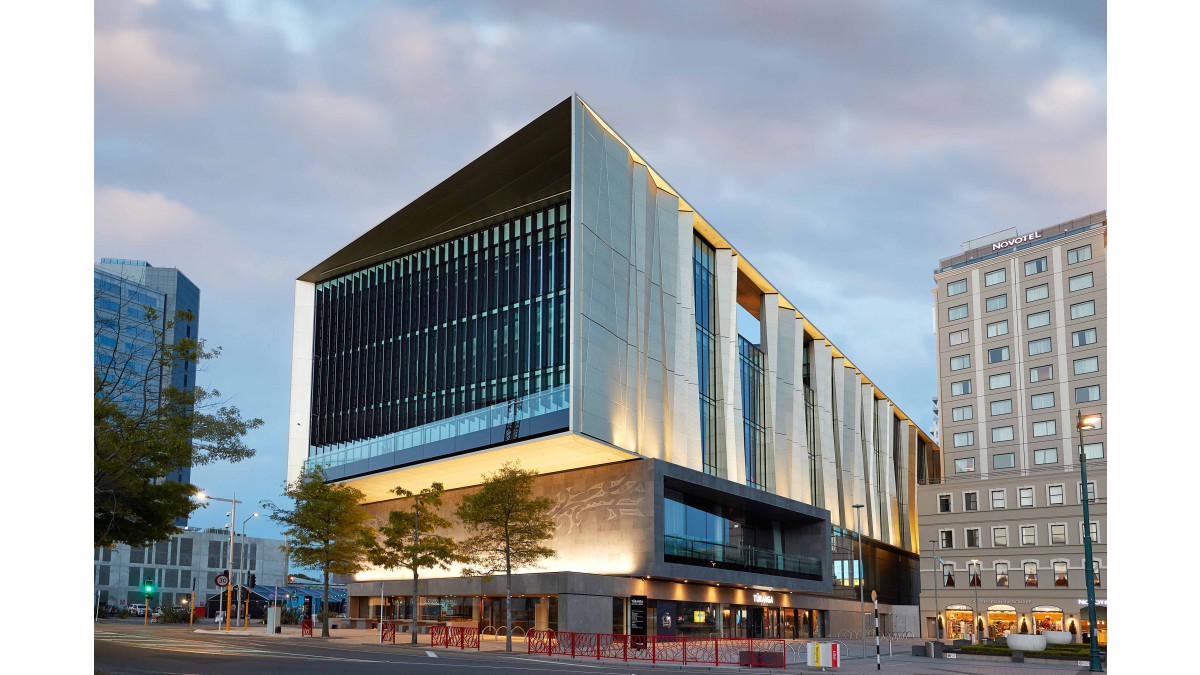 The new Christchurch Central Library used a thermally broken commercial window system.