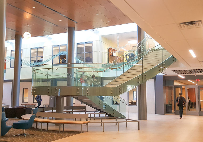 Glasshape Specified for Unique Staircase Design