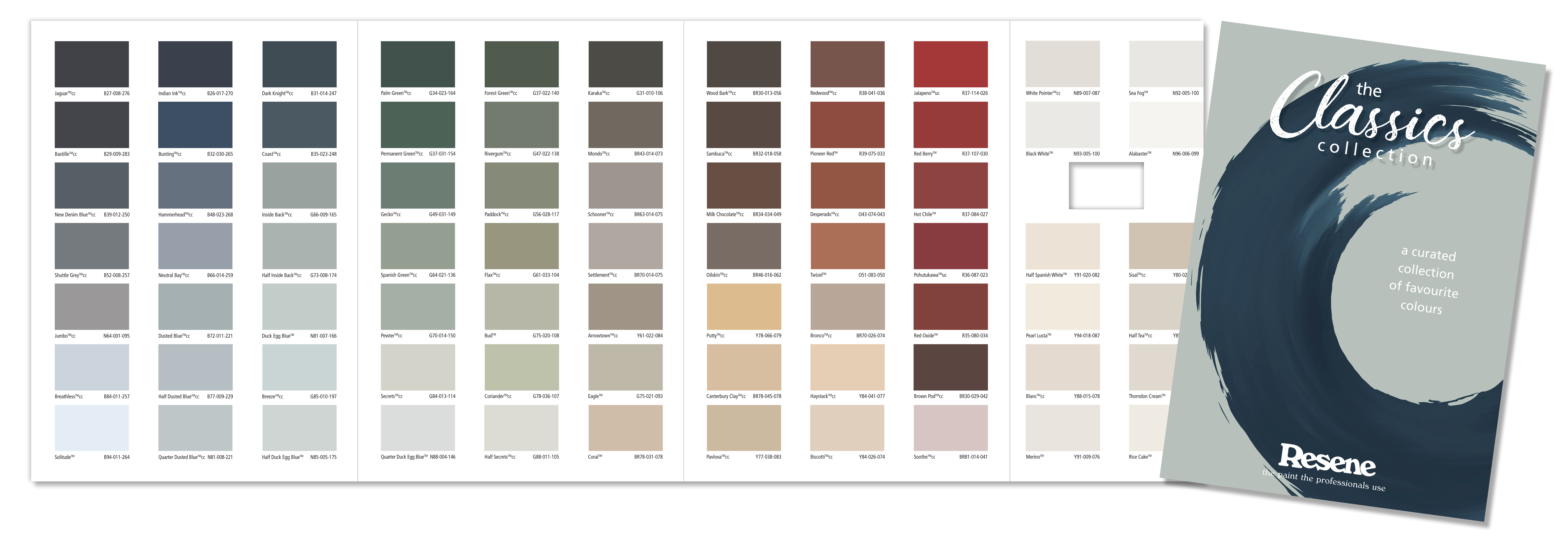 Resene Paint Colour Chart