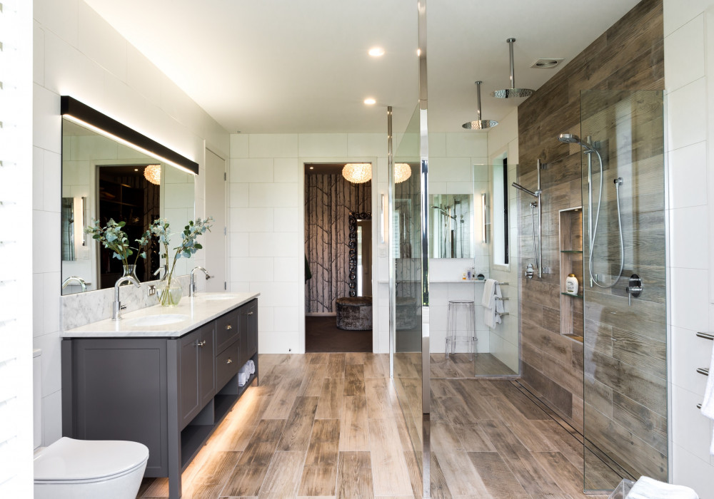 A Master Suite with Timber Tile Personality