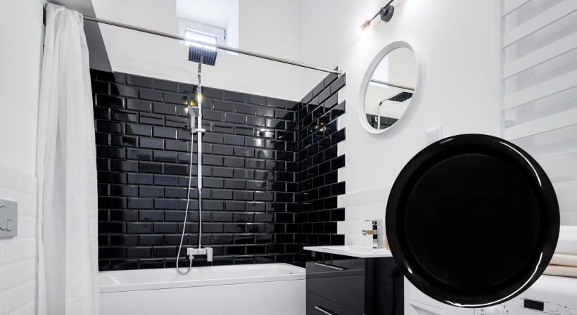 Stylish Black Bathroom Essentials from Vynco