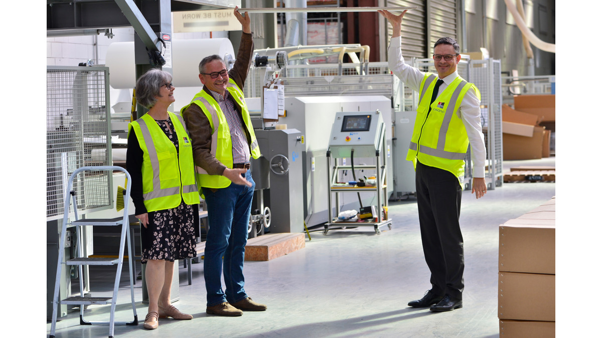 Neil and Anne Ridgway with Hon. James Shaw. MP.