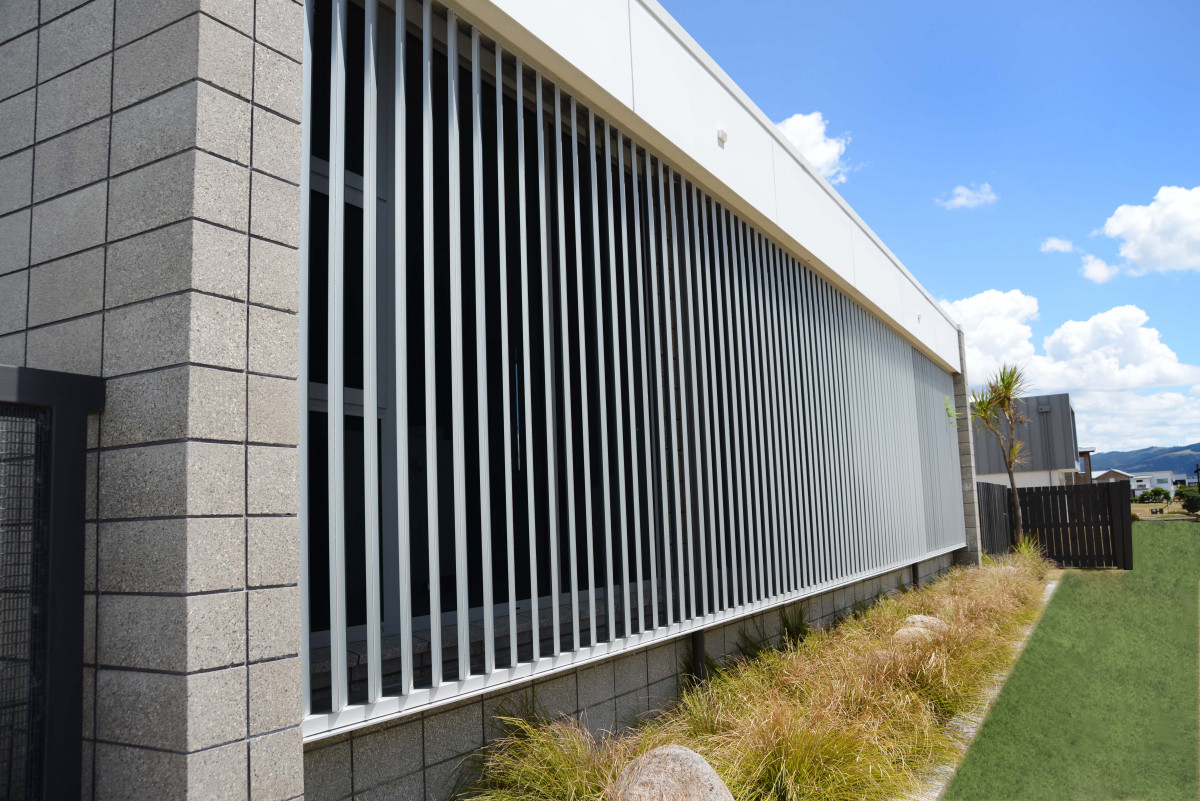 Complement Exterior Cladding with Louvres EBOSS