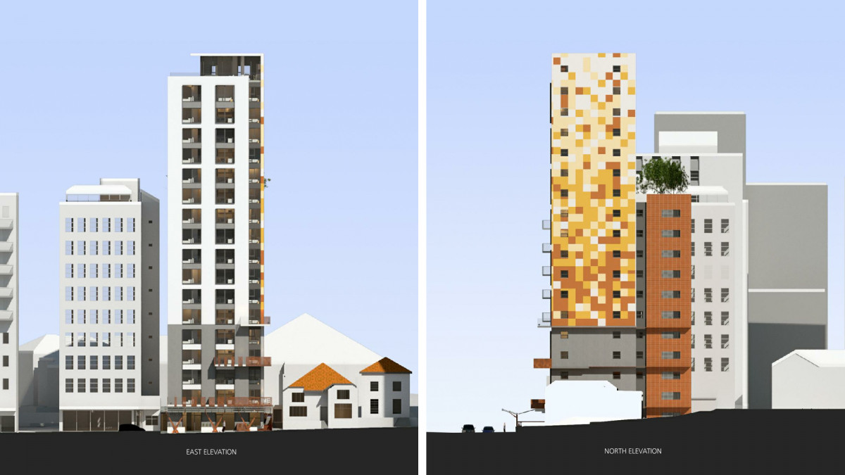 Frame Apartment Elevations.