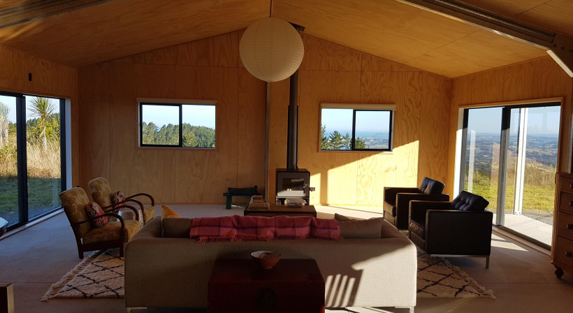 Family Holiday Home Plywood Perfection