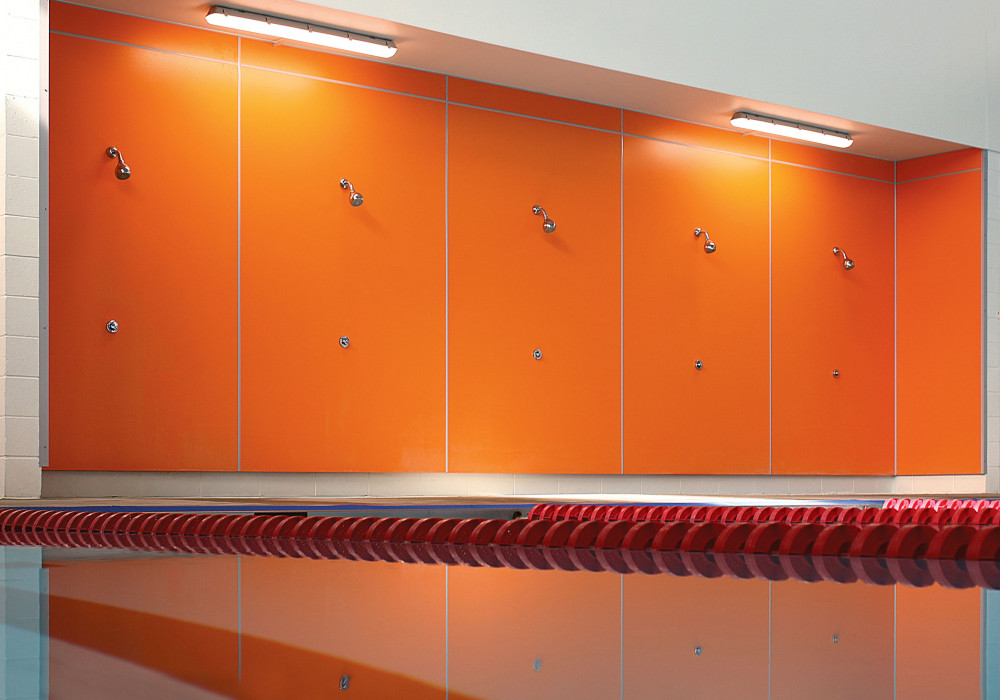 Wet Poolside Environment Doesn’t Diminish Resco Compact Laminate
