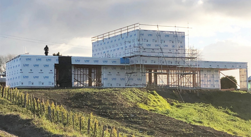 UNI Flexible Air Barrier Used in Striking New Whatawhata Build