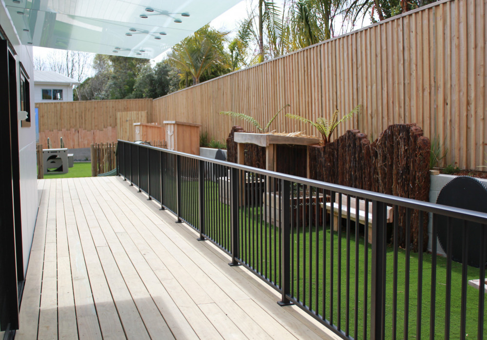 Provista Framed Aluminium Balustrade for Stylish New Childcare Centre